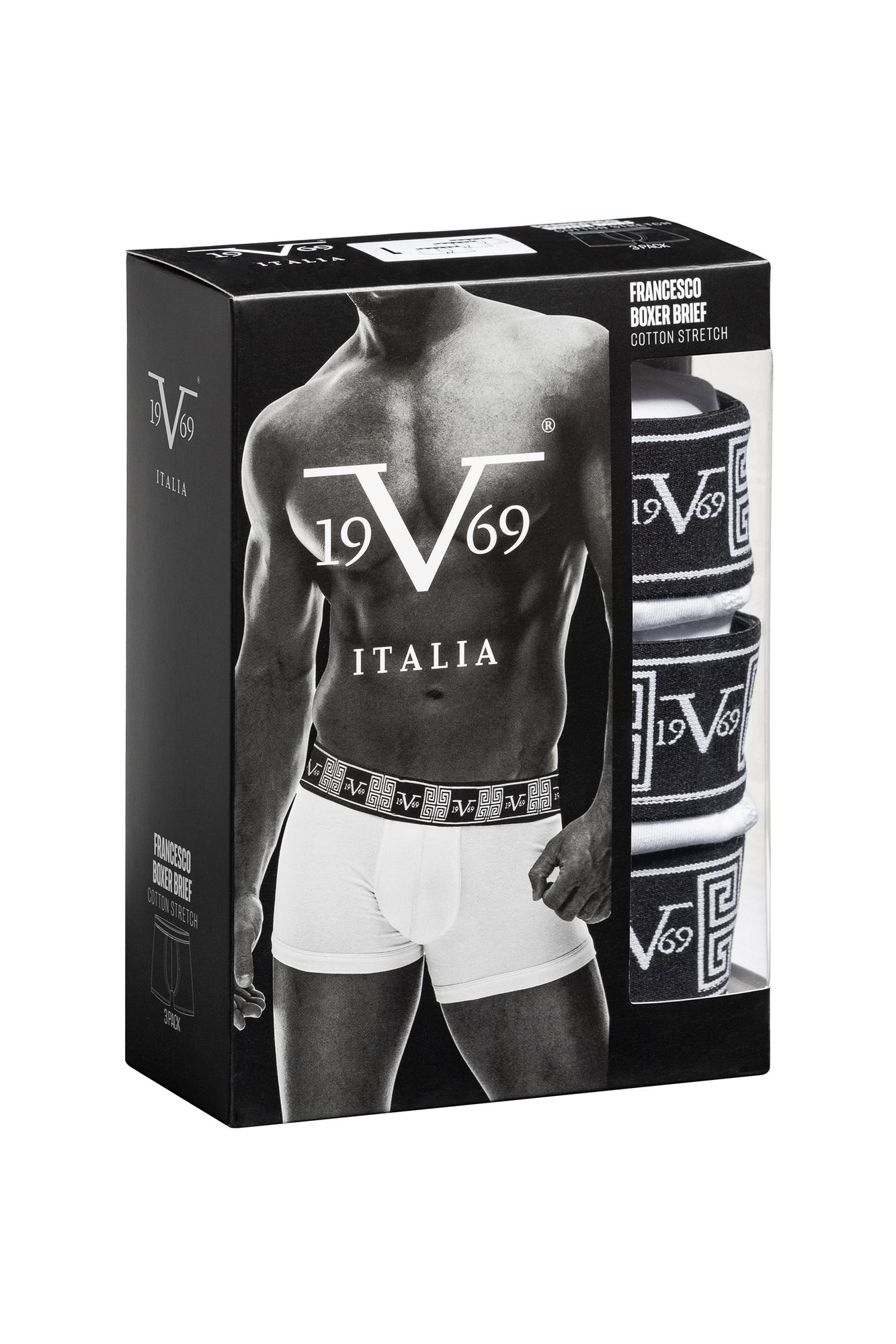 Francesco 3er Pack Weiß/Weiß/Weiß