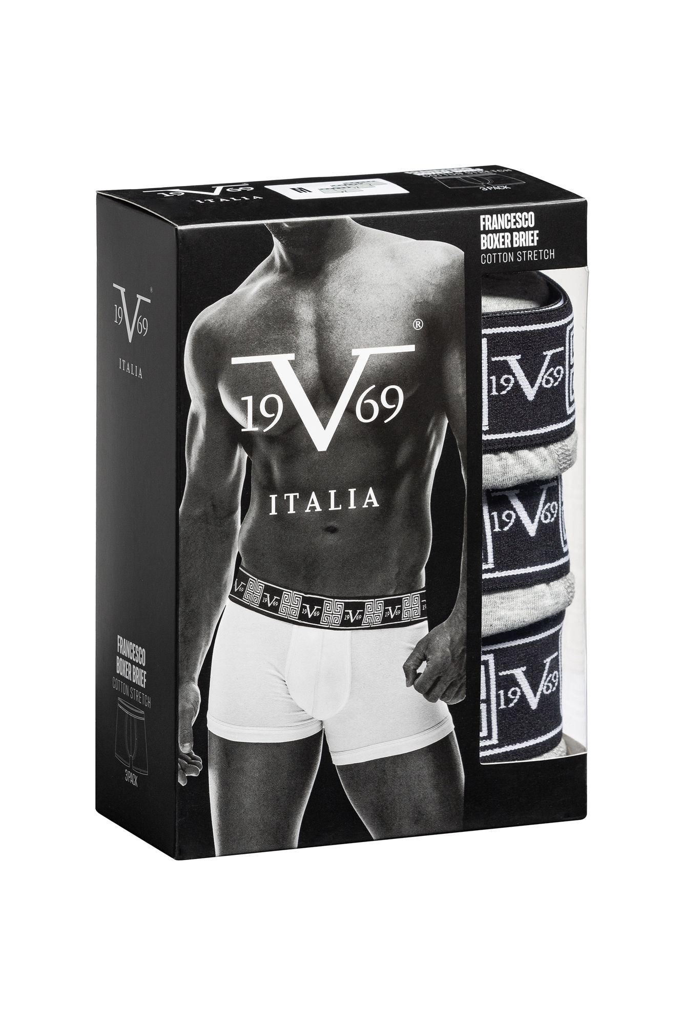 Francesco 3er Pack Weiß/Weiß/Weiß