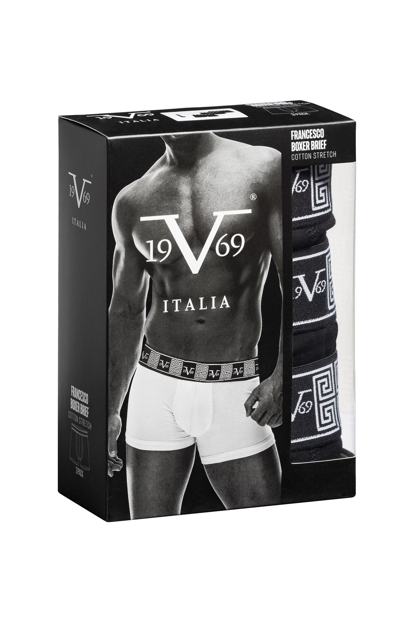 Francesco 3er Pack Weiß/Weiß/Weiß