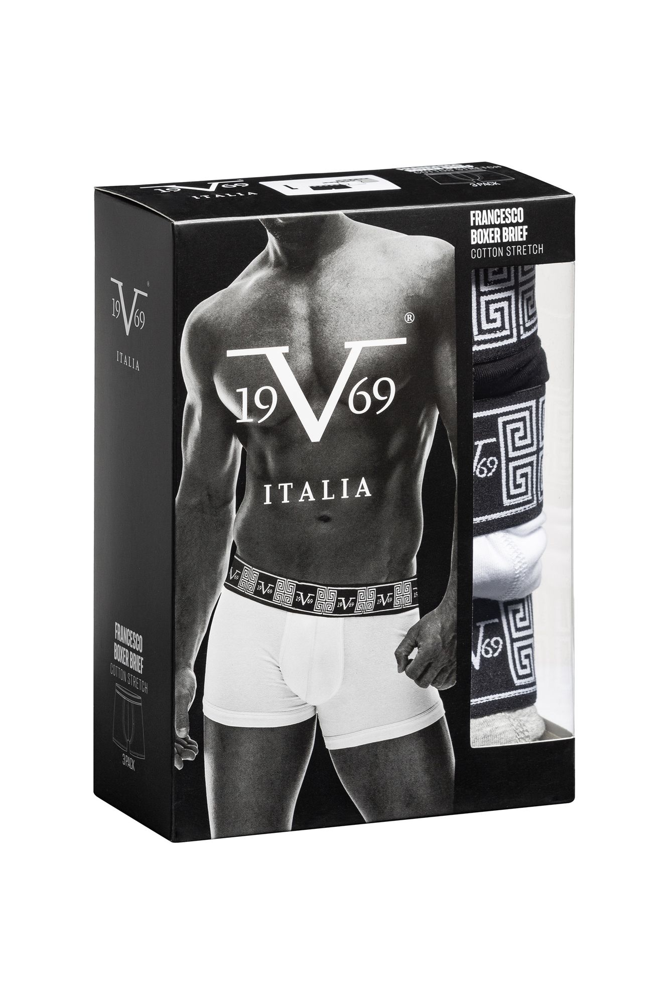 Francesco 3er Pack Weiß/Weiß/Weiß