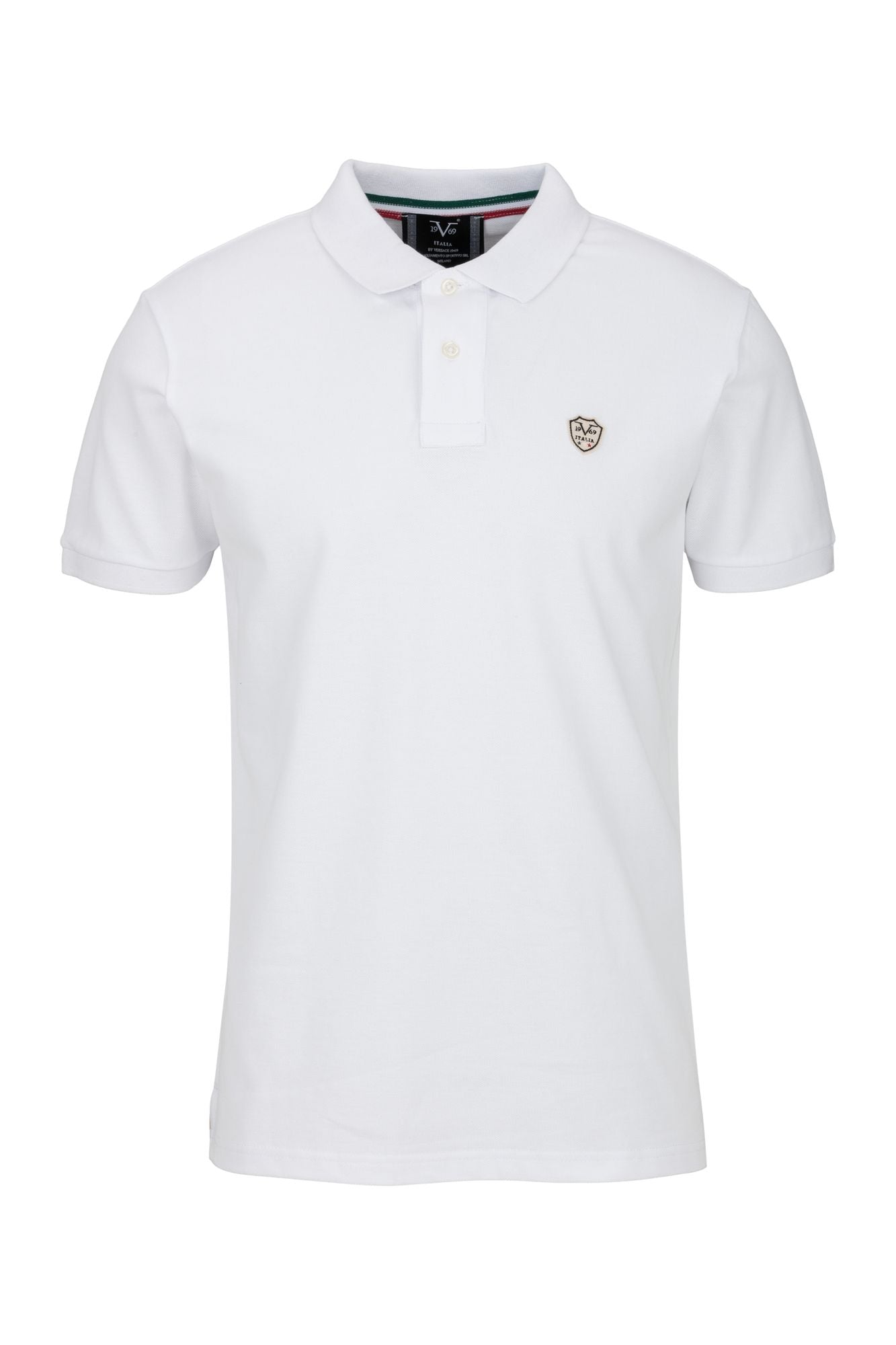 Poloshirt Emilio Shield in weiß