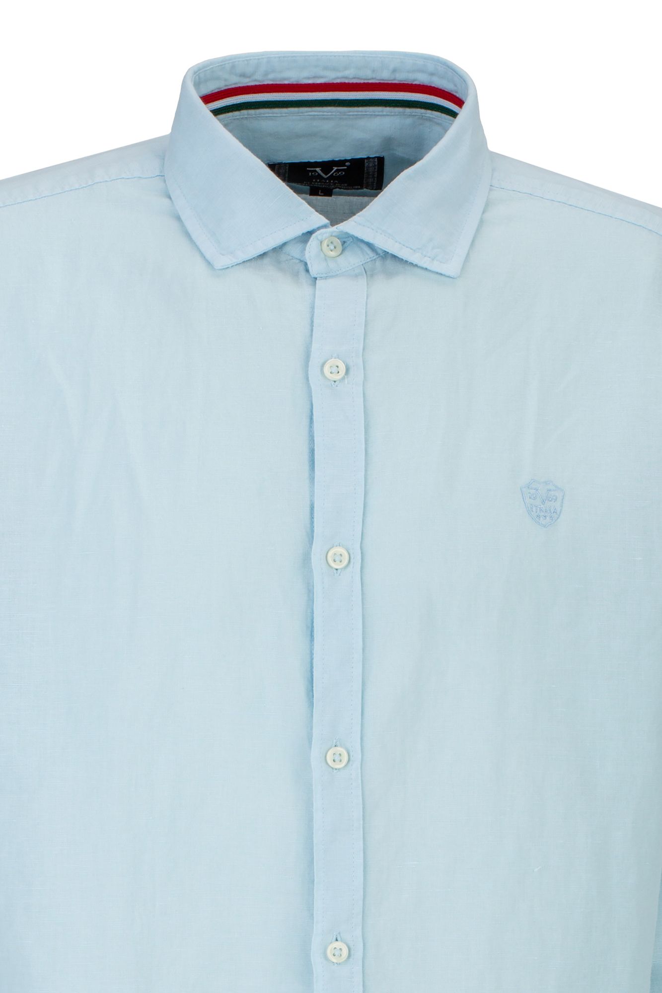 Leinenhemd Rolfo in blau