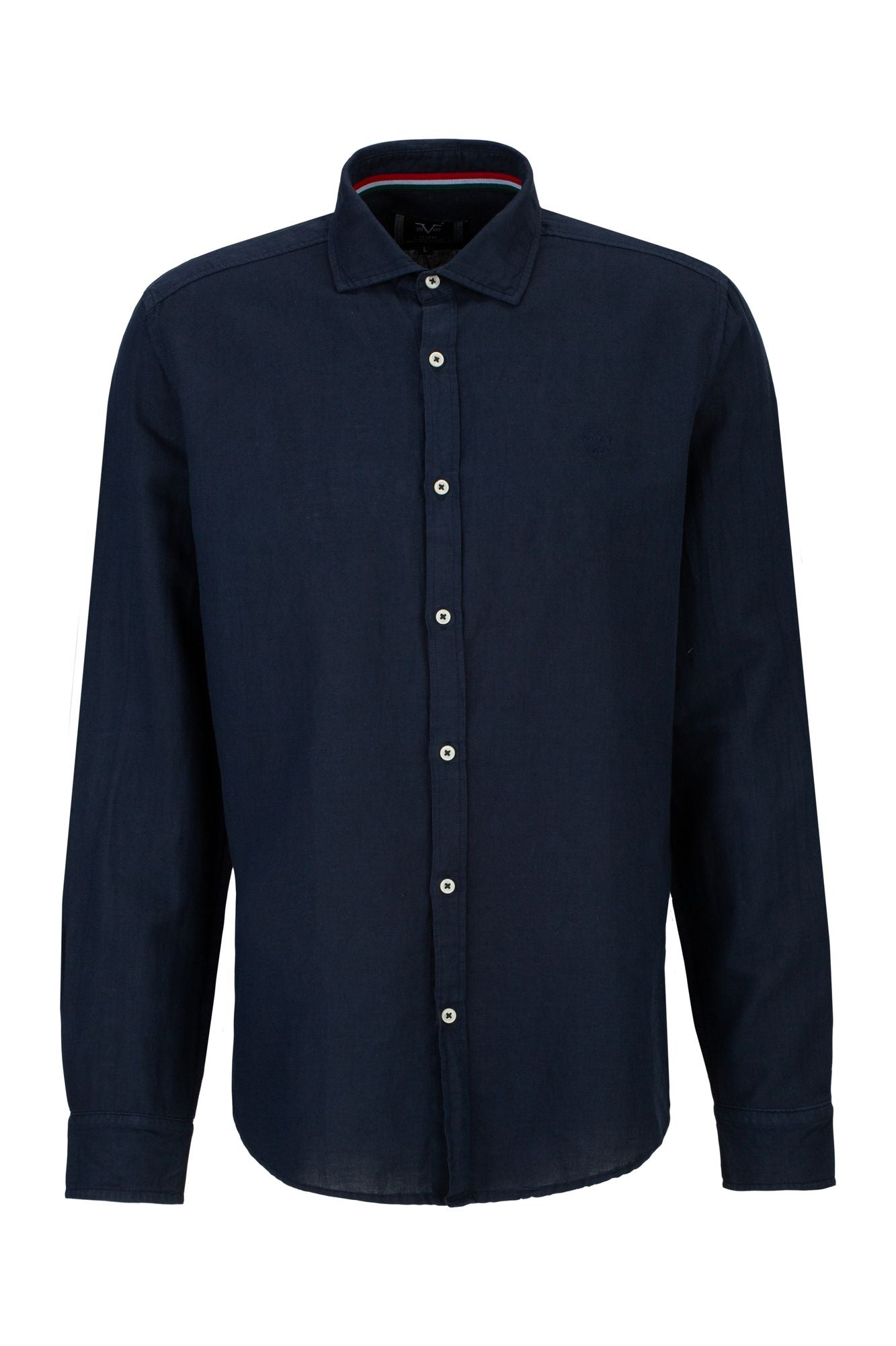 Leinenhemd Rolfo in blau