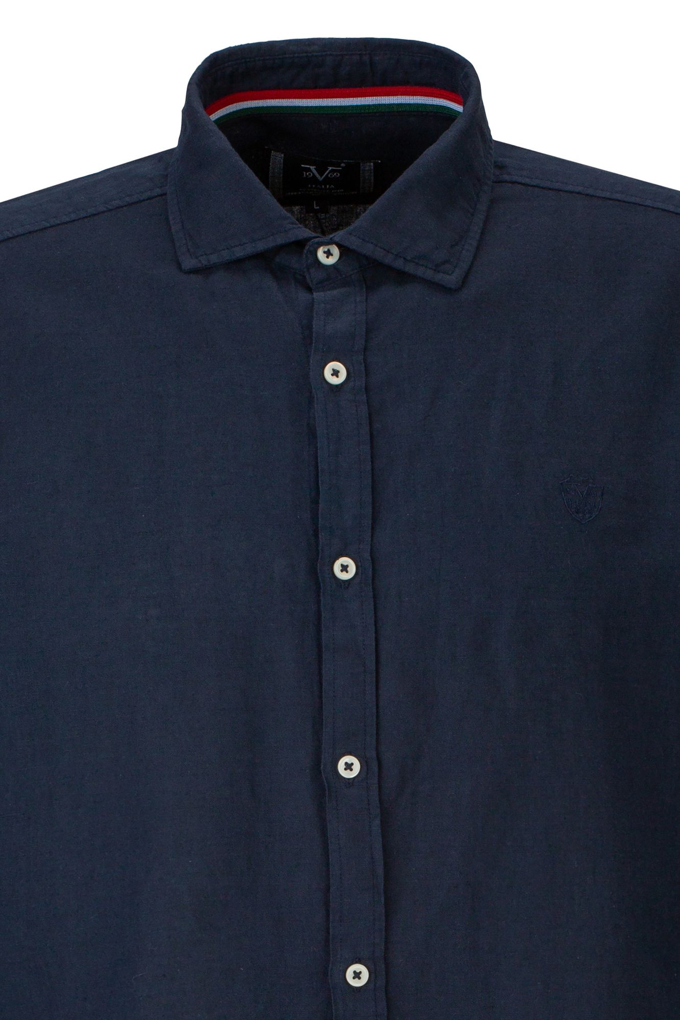 Leinenhemd Rolfo in blau