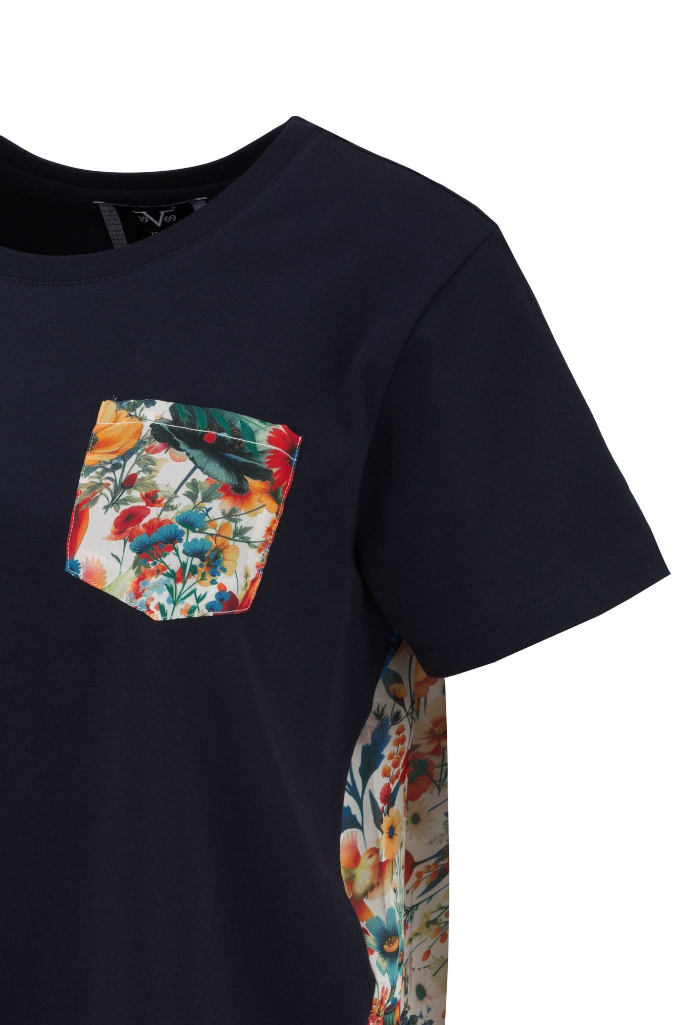 T-Shirts TABITHA FLOWER in NAVY