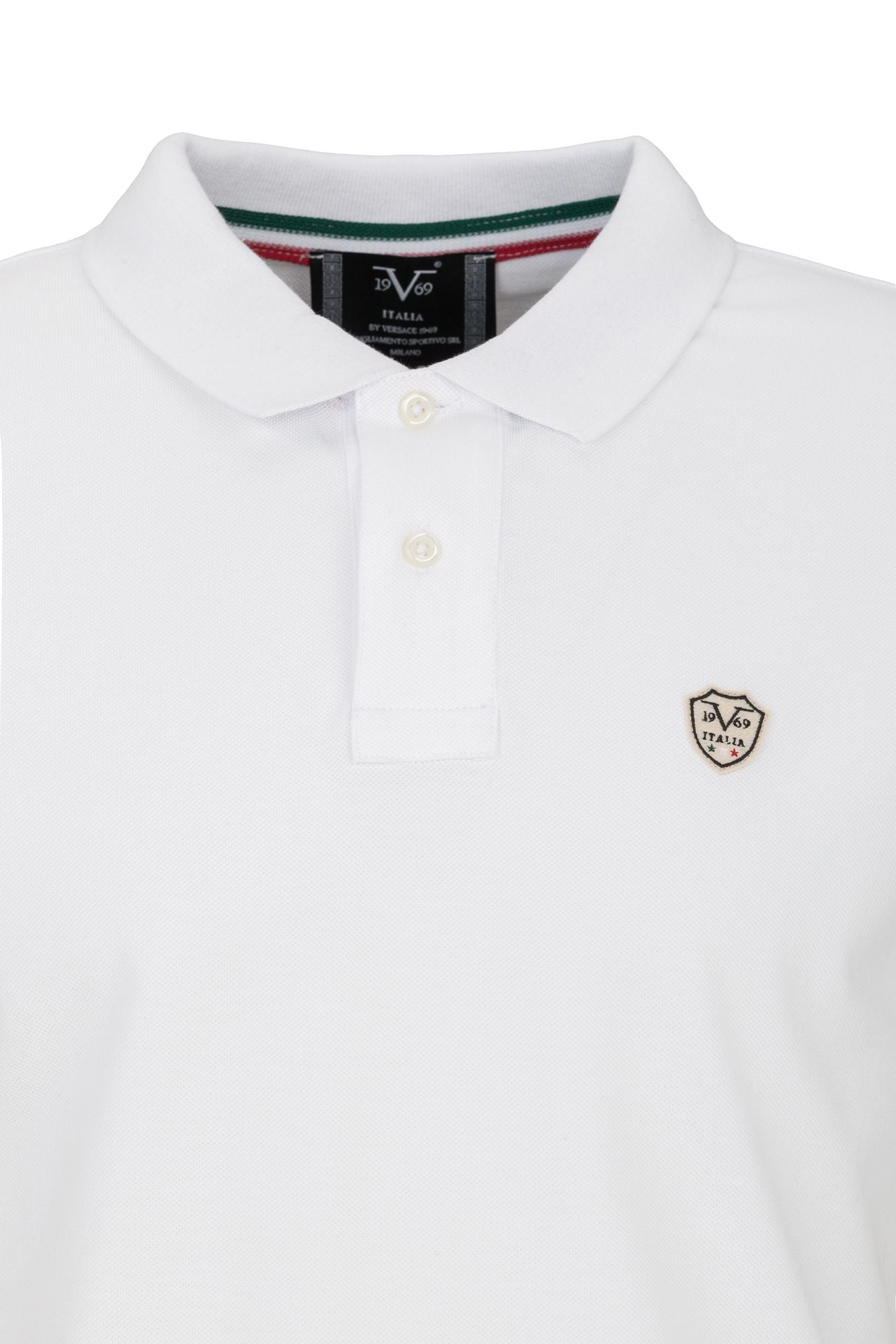 Poloshirt Emilio Shield in weiß