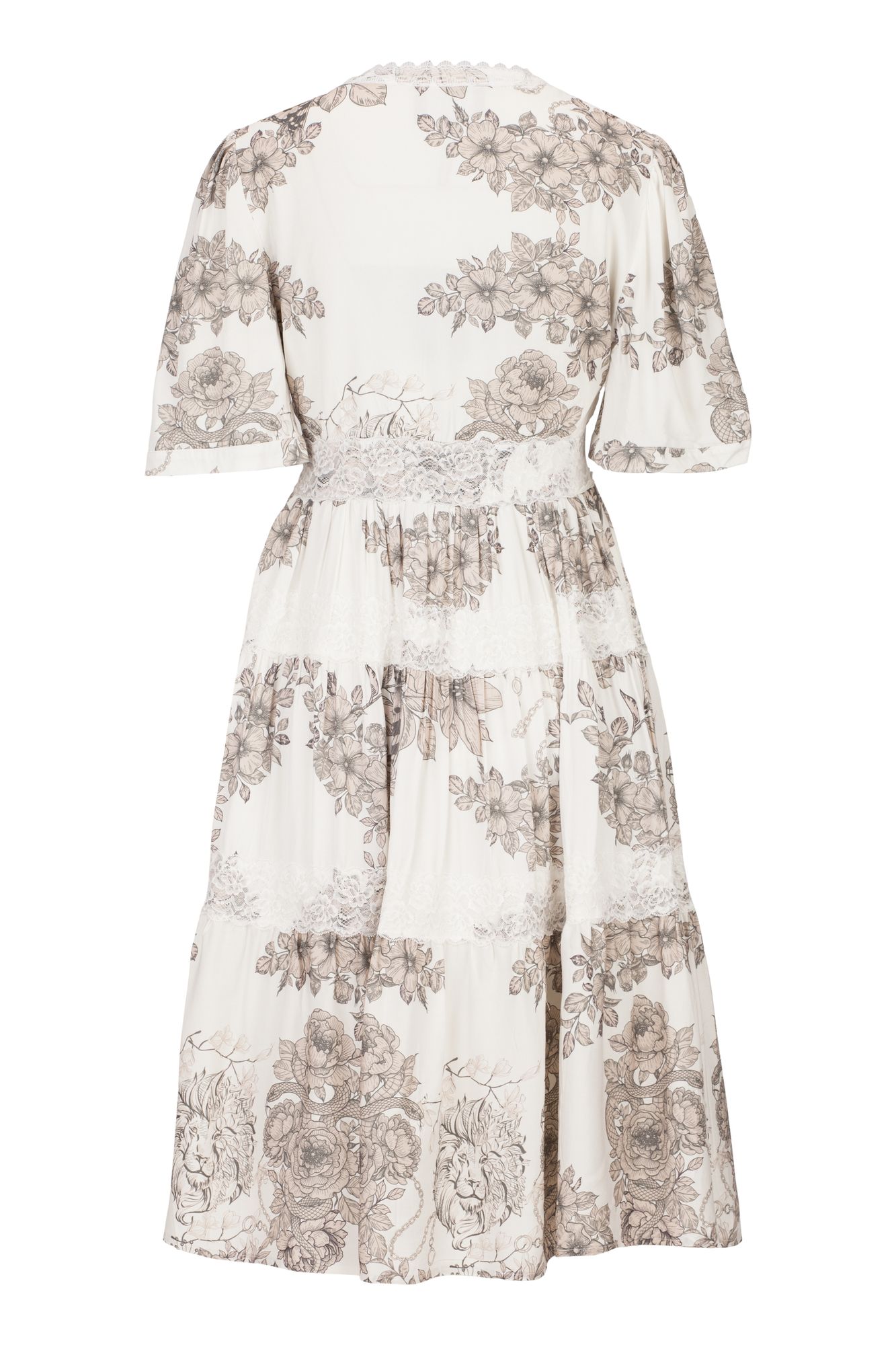 Midikleid Kemne in mehrfarbig