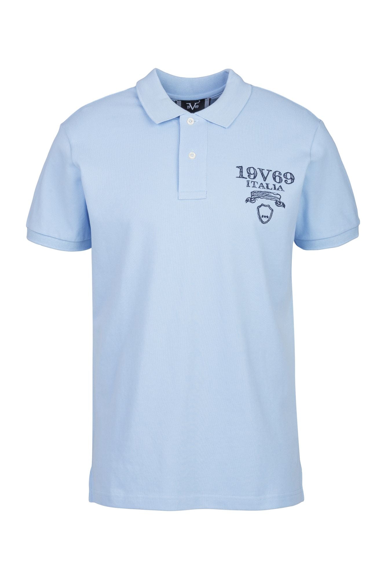 Poloshirts EMILIO SHATTERED in LIGHT BLUE