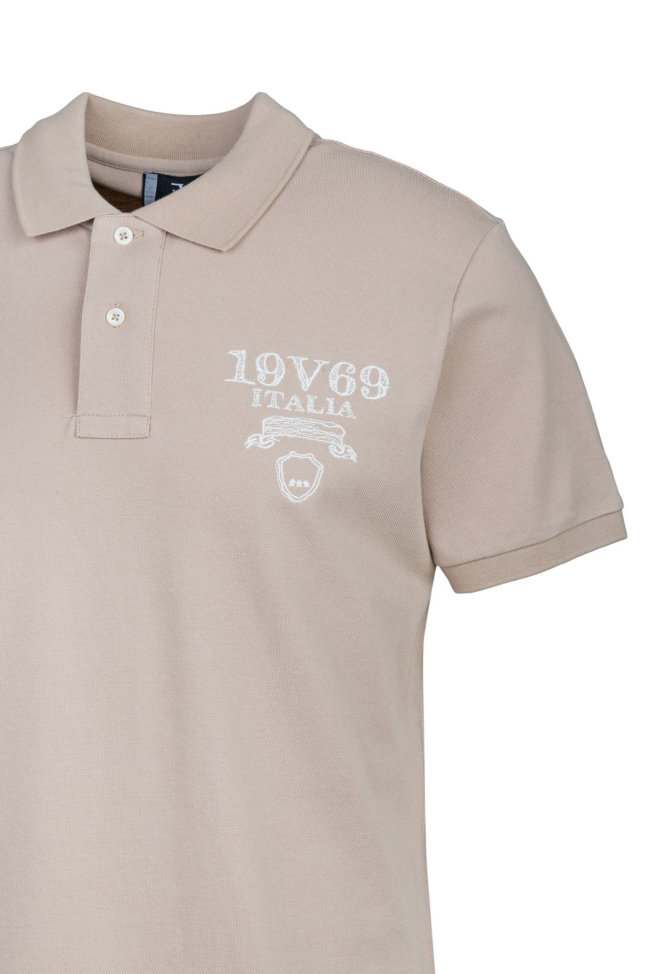 Poloshirts EMILIO SHATTERED in LIGHT BLUE