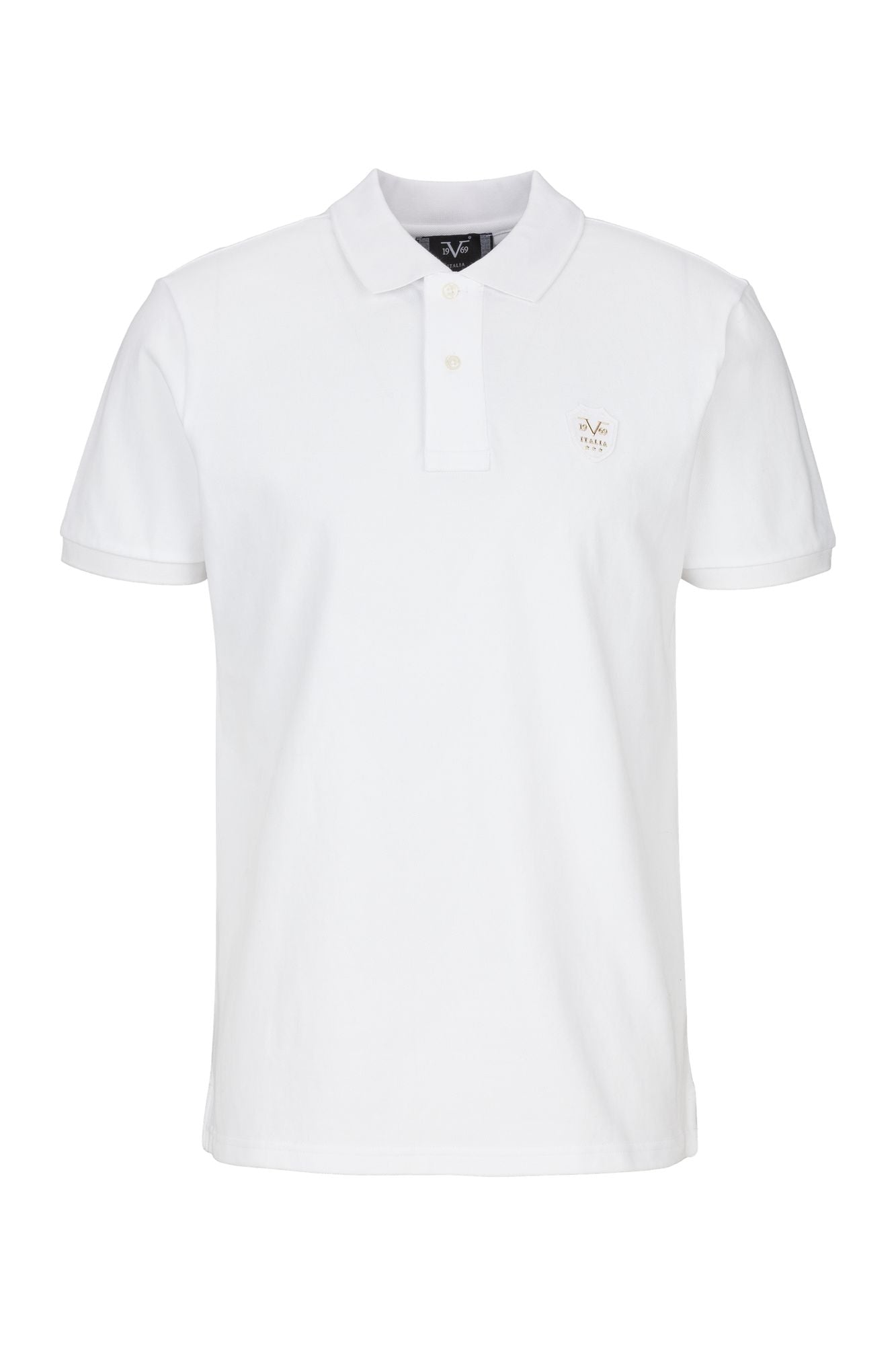Poloshirts EMILIO LOGO PATCH in WHITE
