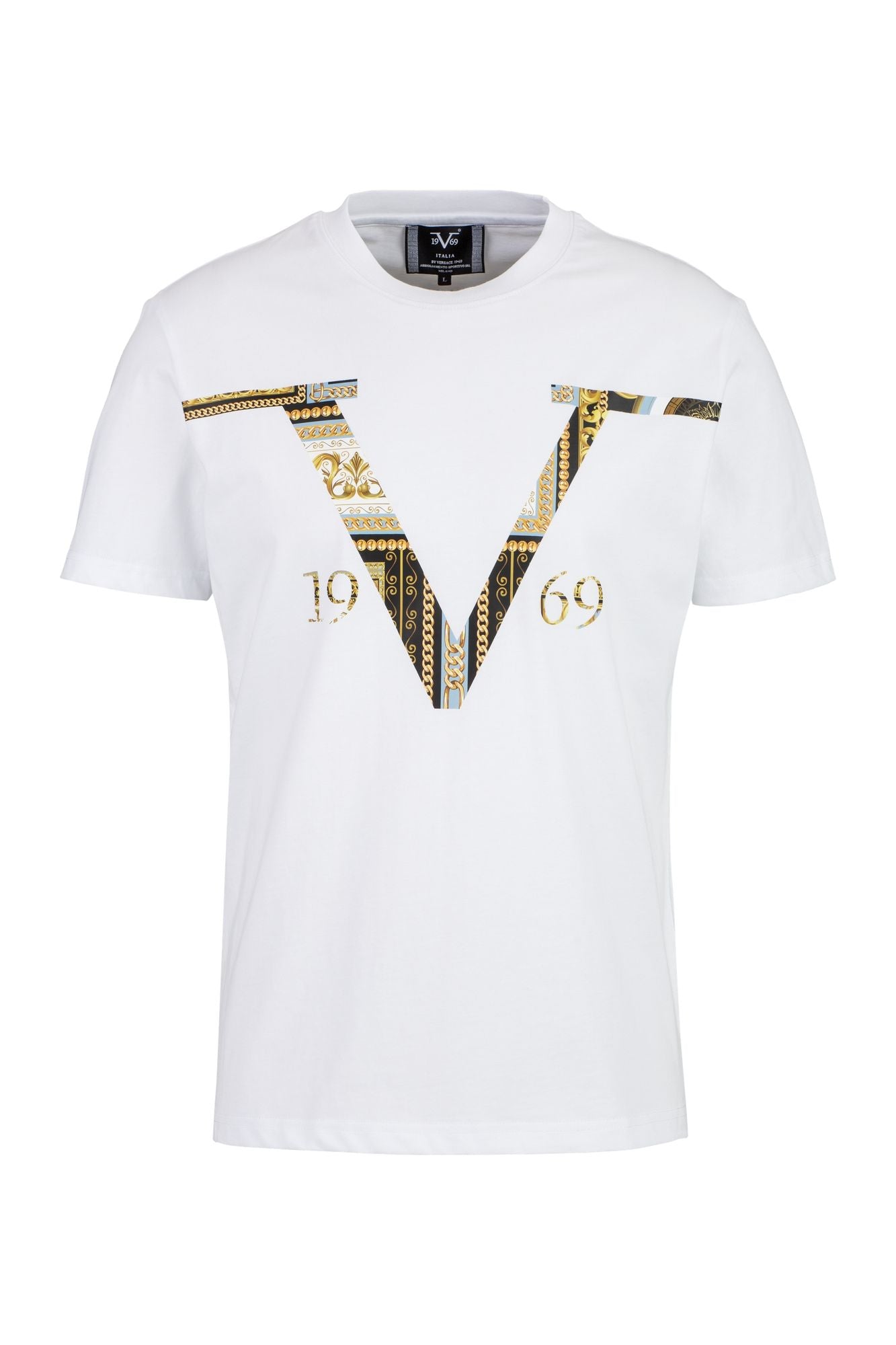T-Shirts RAFAEL BAROQUE LOGO in WHITE